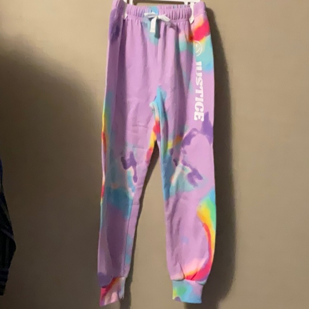 Justice Kids' Multicolor Tie-Dye Sweatpants